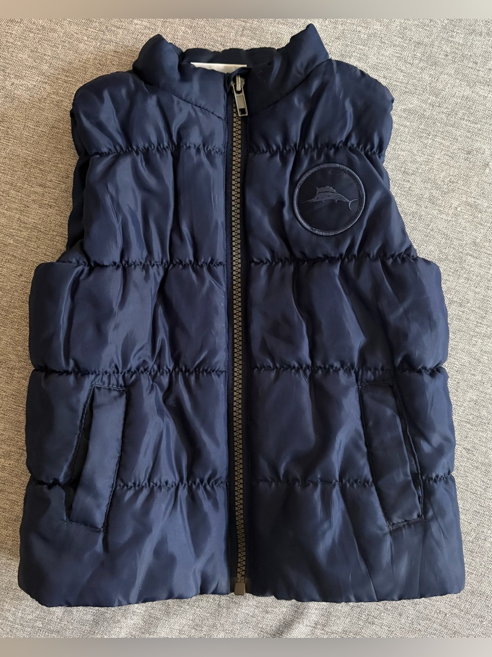 Tommy Bahama Kids Navy Puffer Vest - 24 months